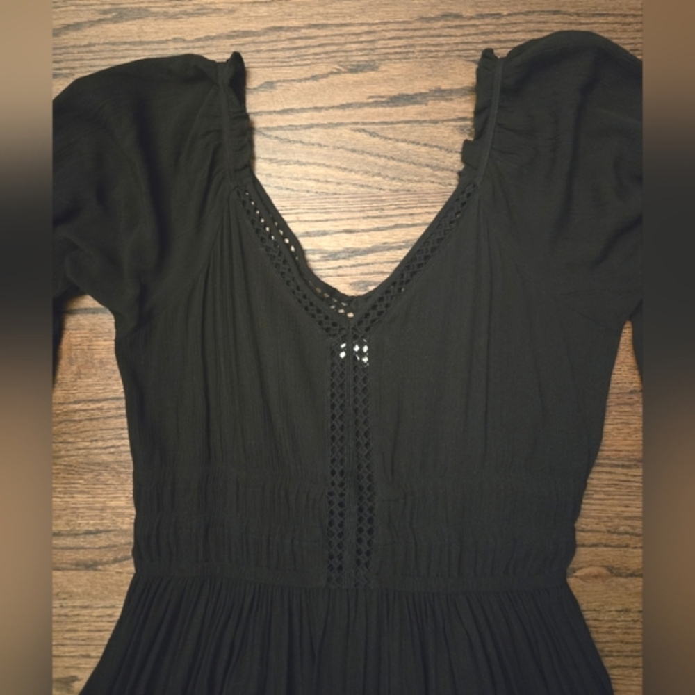 EARTHBOUND Boho Maxi Dress Witchy Goth Holiday - Picture 3 of 5